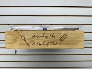 Wood Serving Tray ( A dab of this and a pinch of that)